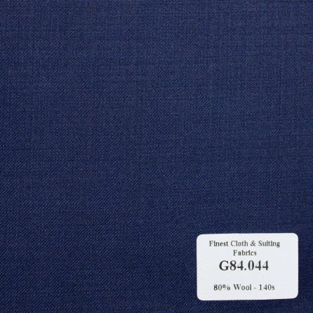 G84.044 Kevinlli V7 - Vải Suit 80% Wool - Xanh navy
